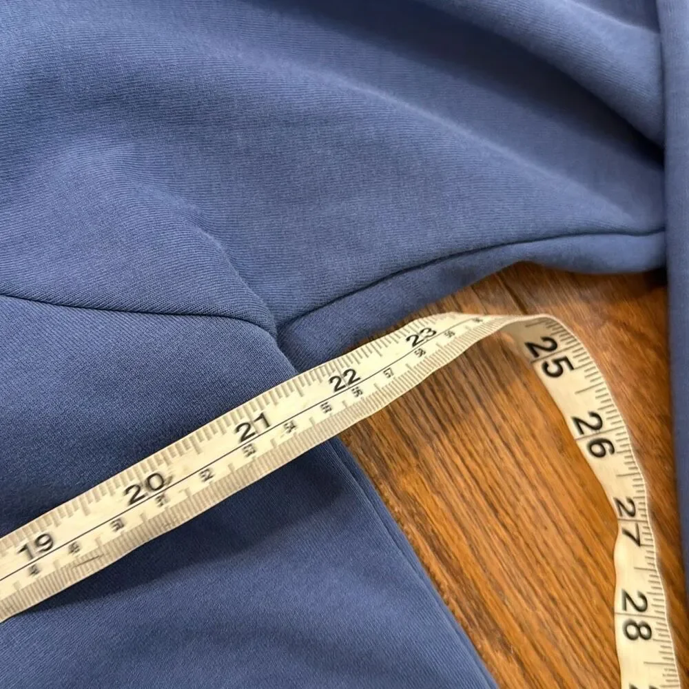 Banana Republic moisture wicking quarter zip pullover blue large